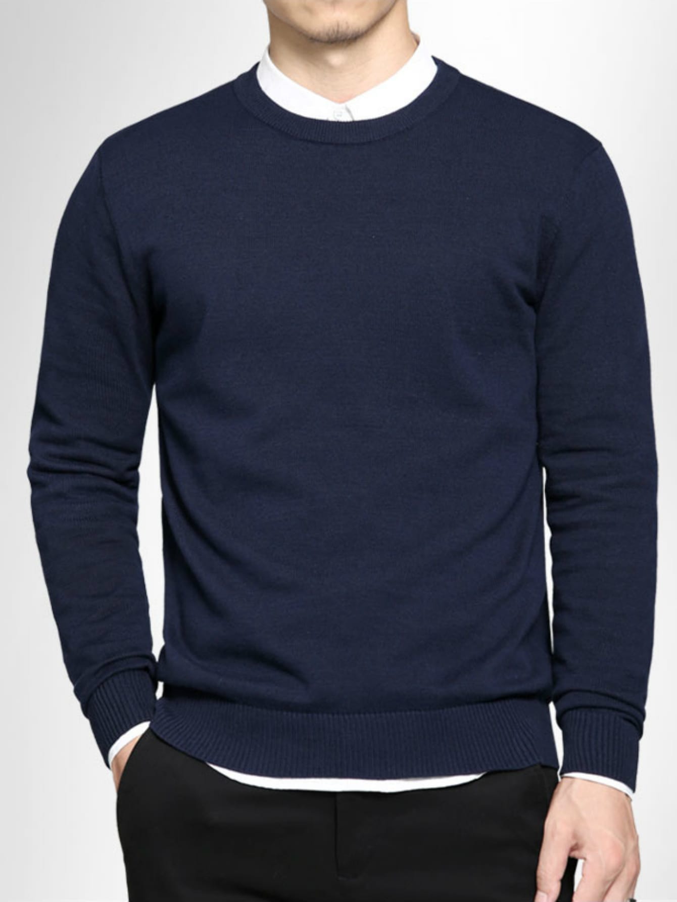 Men's Casual Sweater – Minimalist Style for Everyday Wear