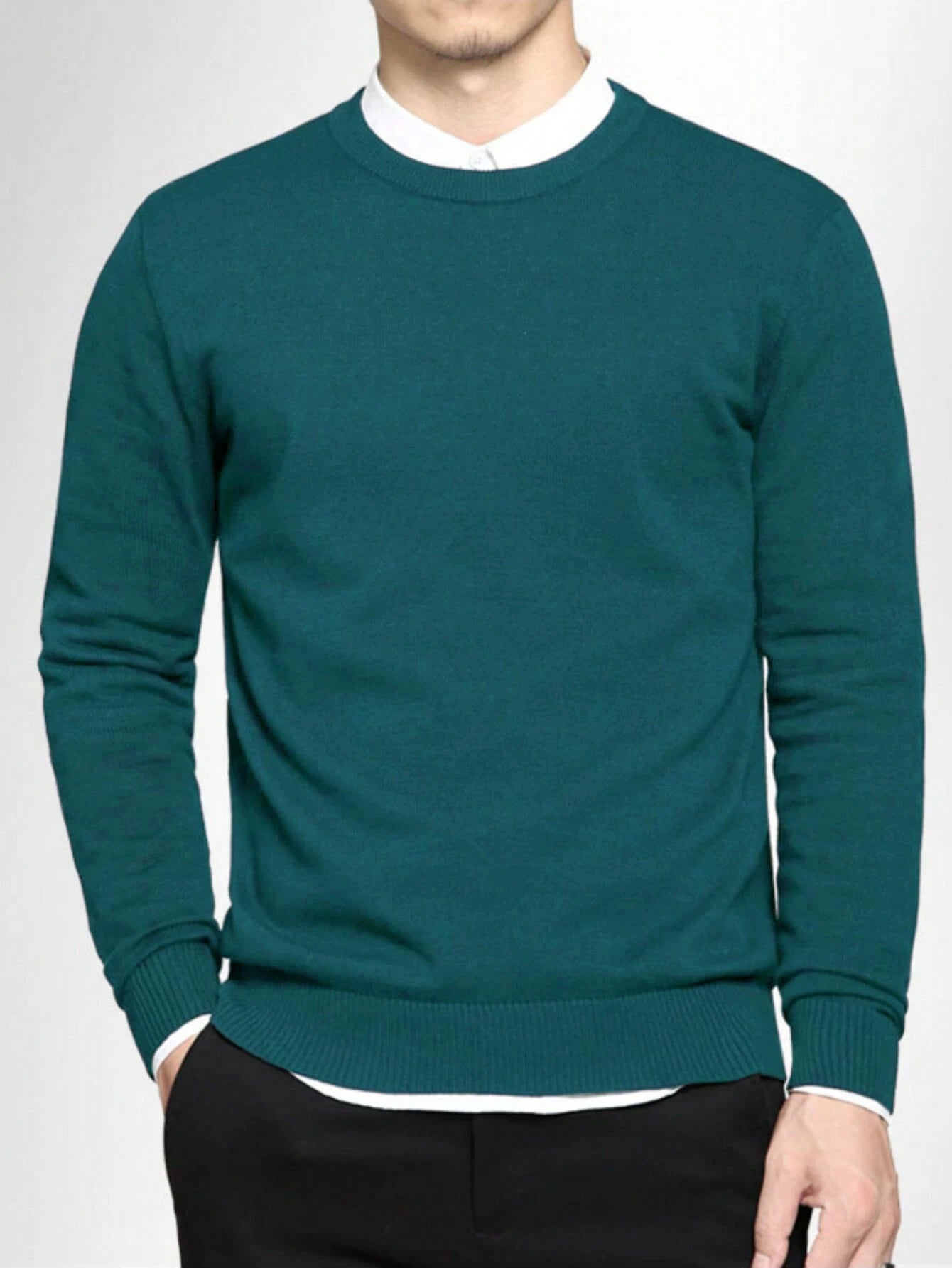 Men's Casual Sweater – Minimalist Style for Everyday Wear