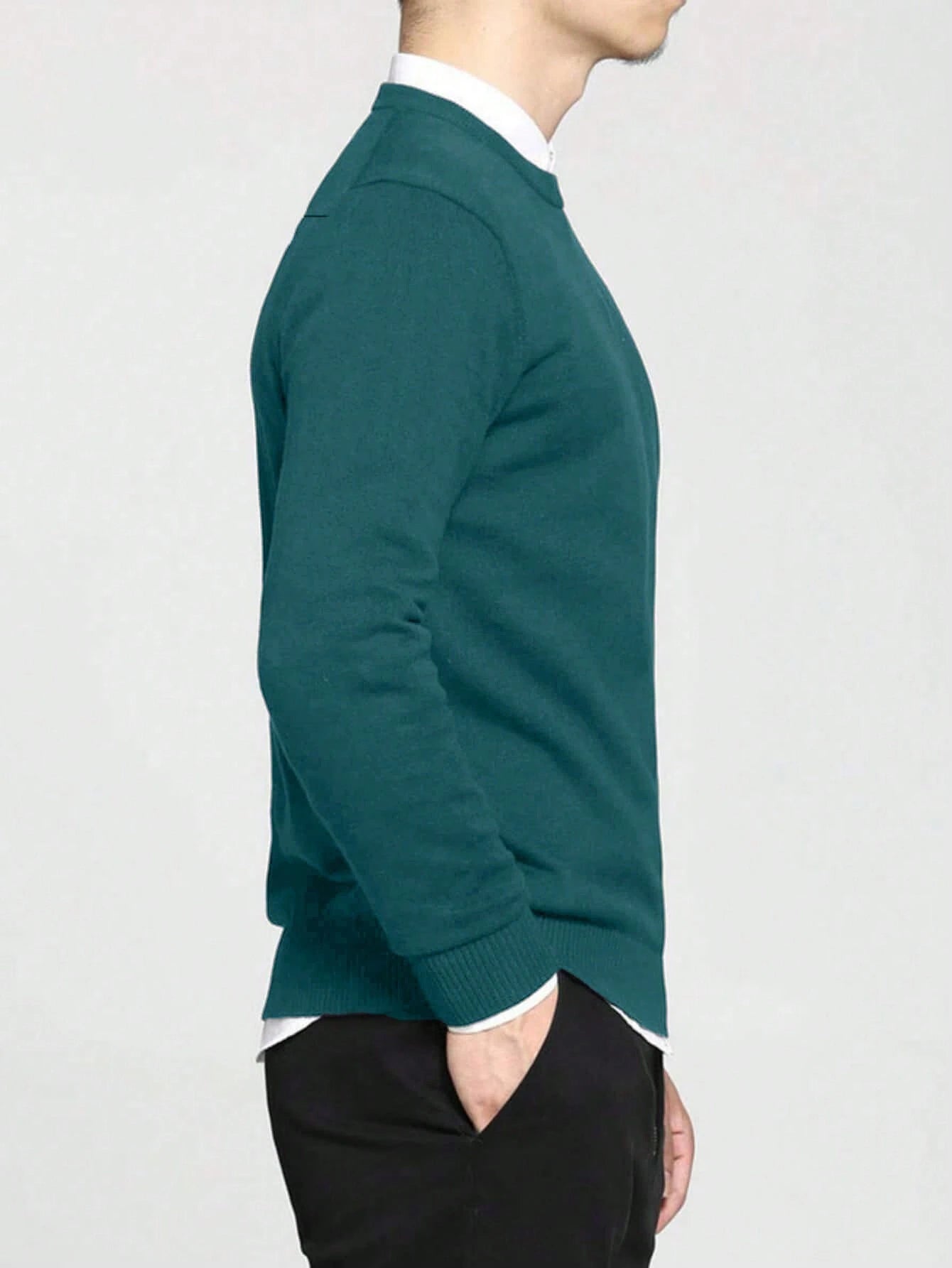 Men's Casual Sweater – Minimalist Style for Everyday Wear