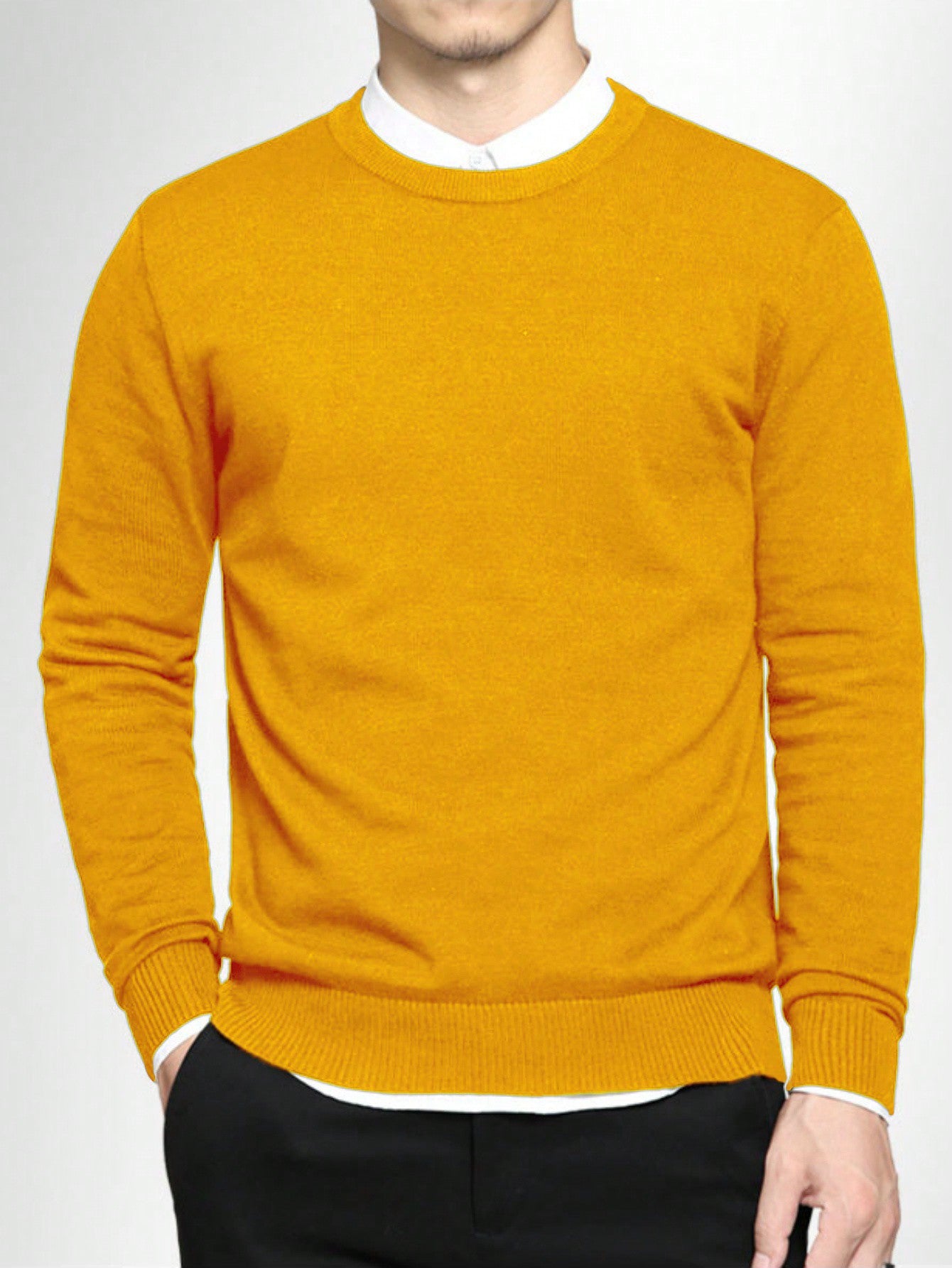 Men's Casual Sweater – Minimalist Style for Everyday Wear
