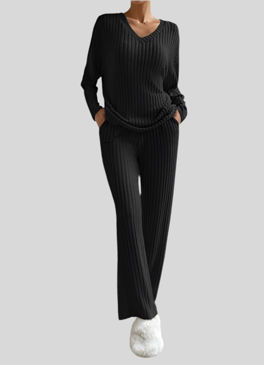 Women's 2-Piece Set – Sweater and Wide Leg Pants