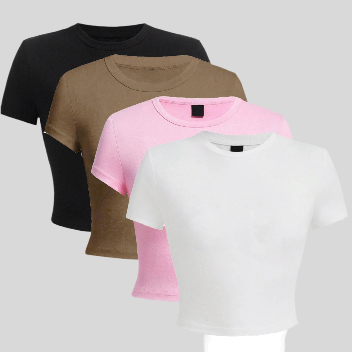 Women's Short Sleeve Crop Top