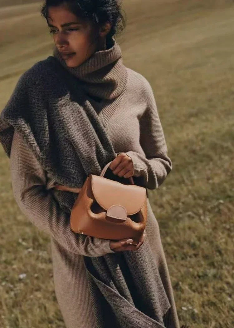 CiamoreParis™ — Sac Sourire en Cuir Véritable