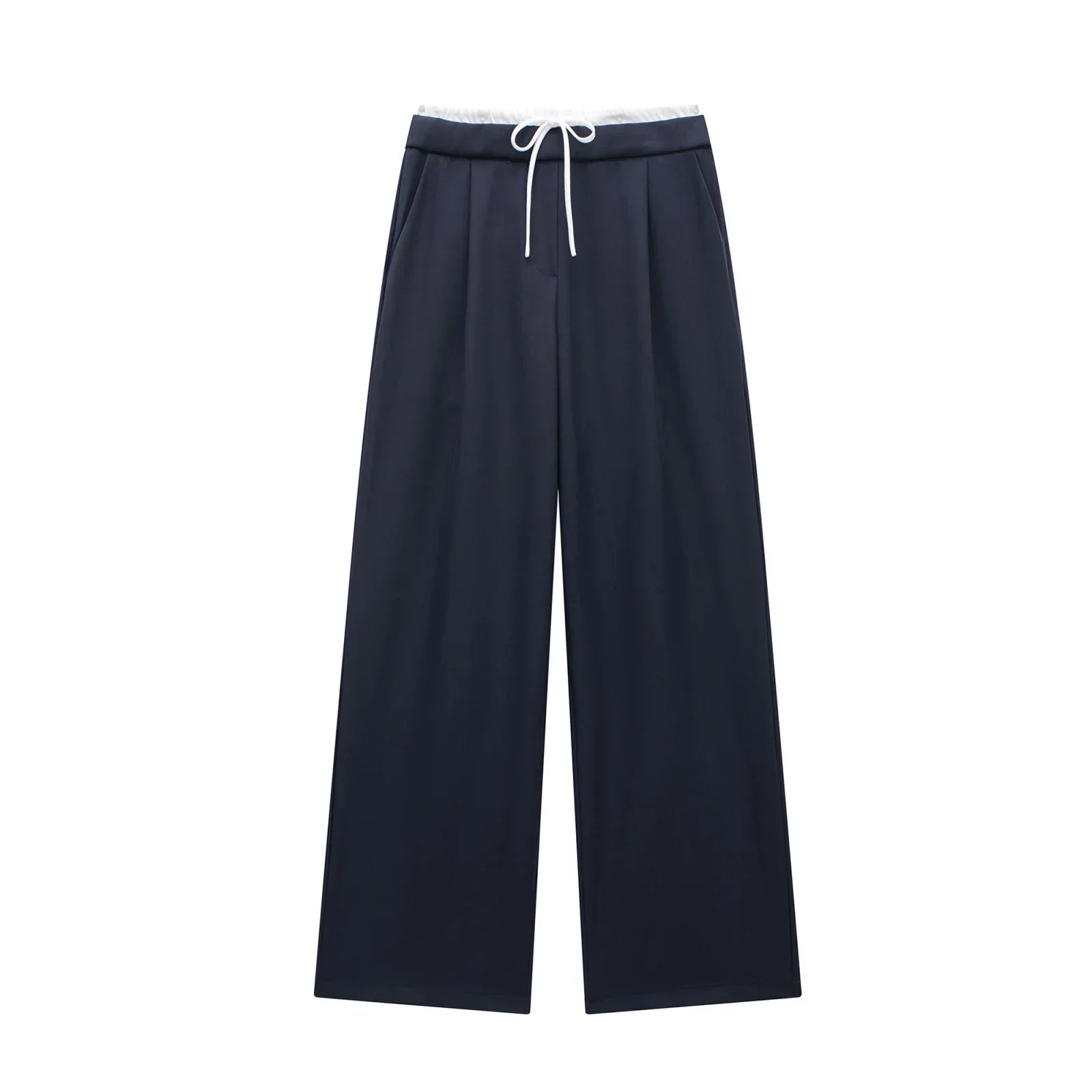 Vintage Women's Trousers – Metal Buttons & High Waist