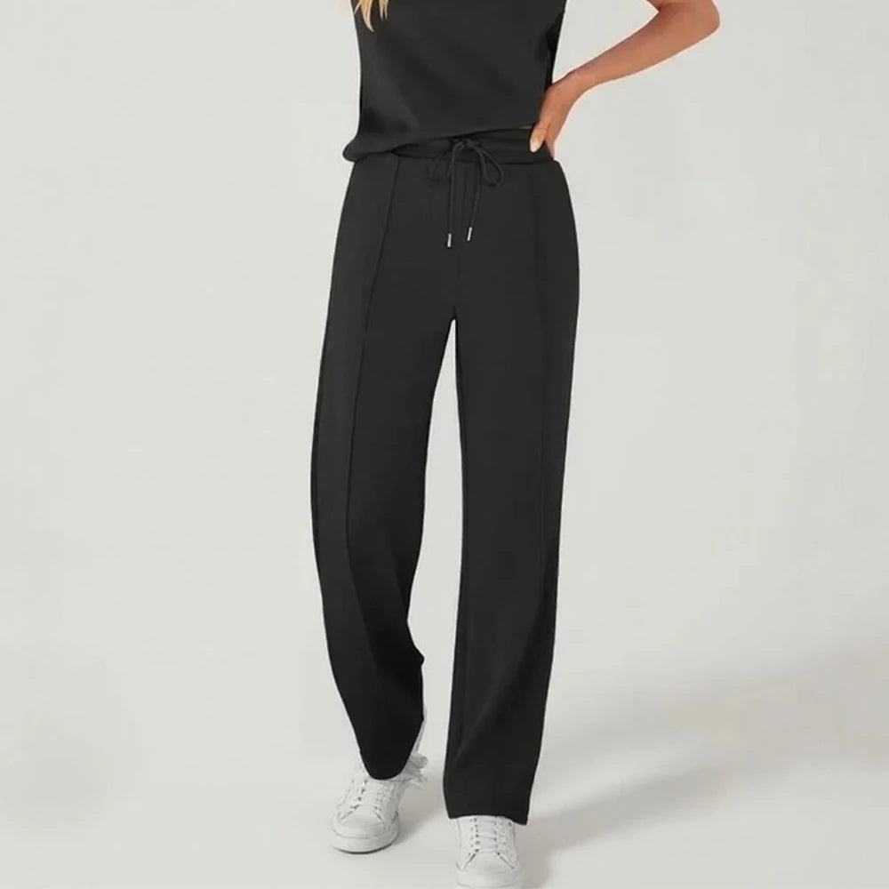 Women's Comfort Trousers – Drawstring, Long & Casual