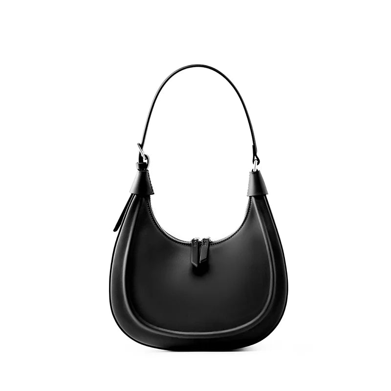 CiamoreParis™ — Sac Demi-Lune Cuir Véritable