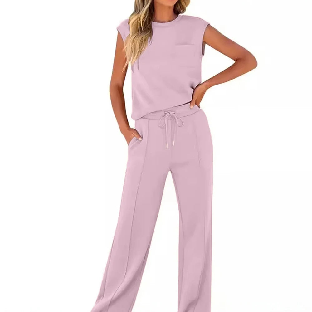 Women's Comfort Trousers – Drawstring, Long & Casual
