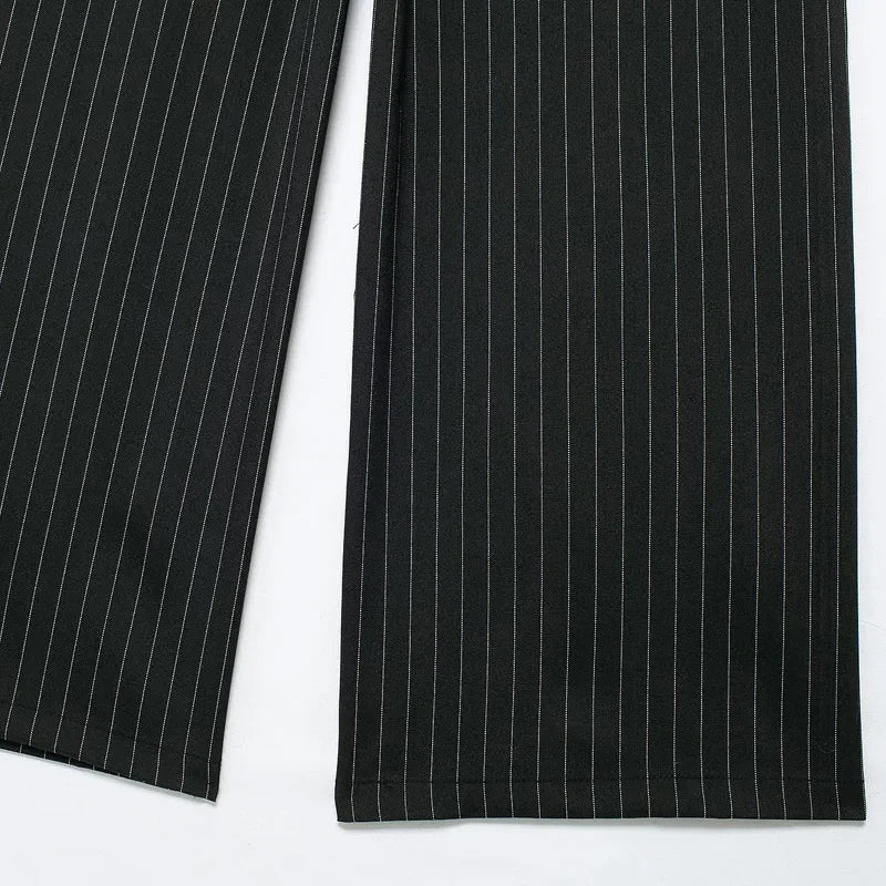 Vintage Women's Trousers – Metal Buttons & High Waist