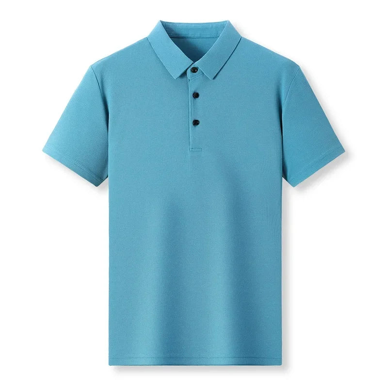 Men's Casual Knit Polo Shirt