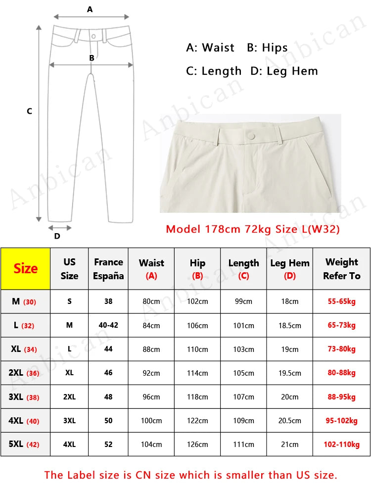 Men's Quick-Drying Summer Trousers