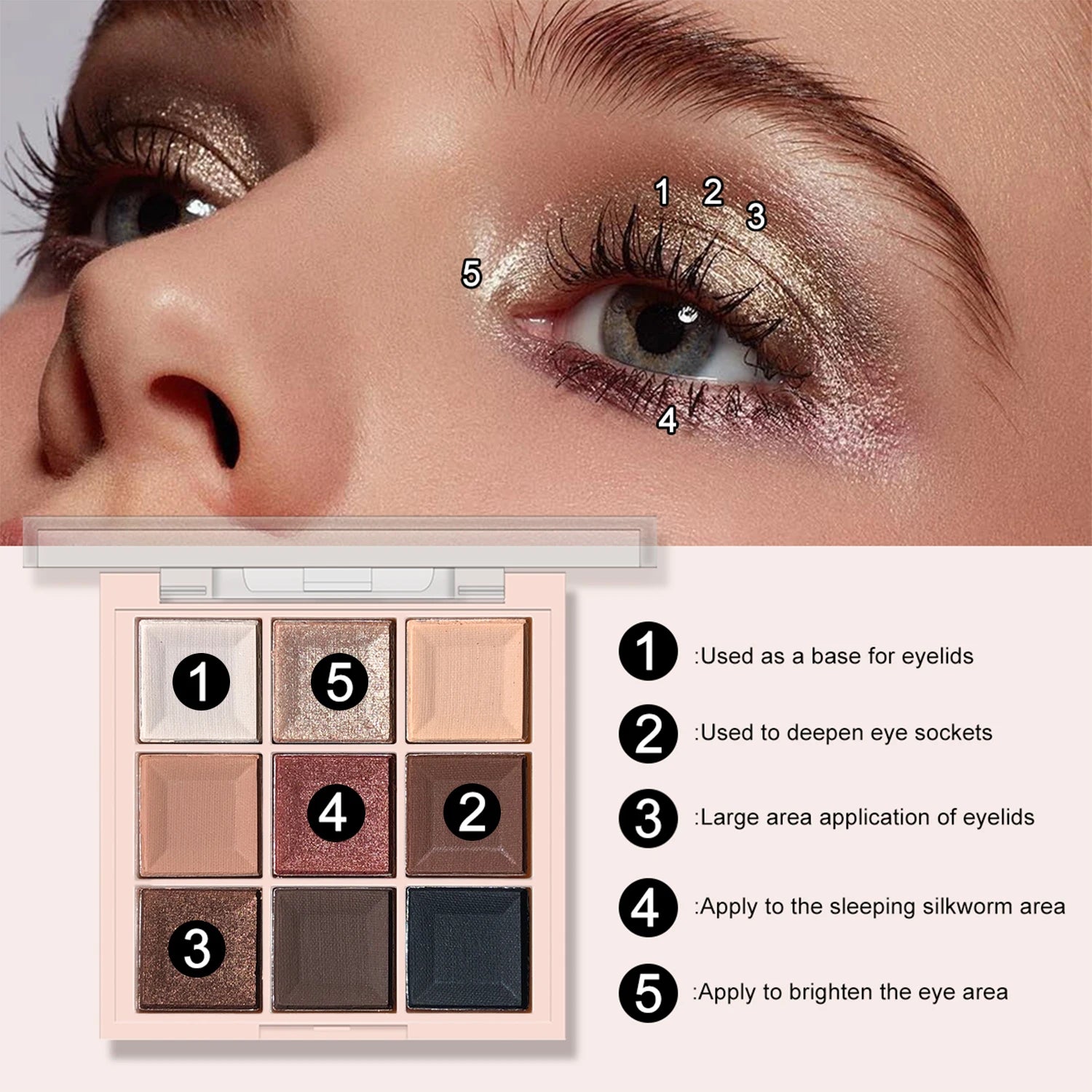 CiamoreParis™ — Palette Yeux Milk Tea