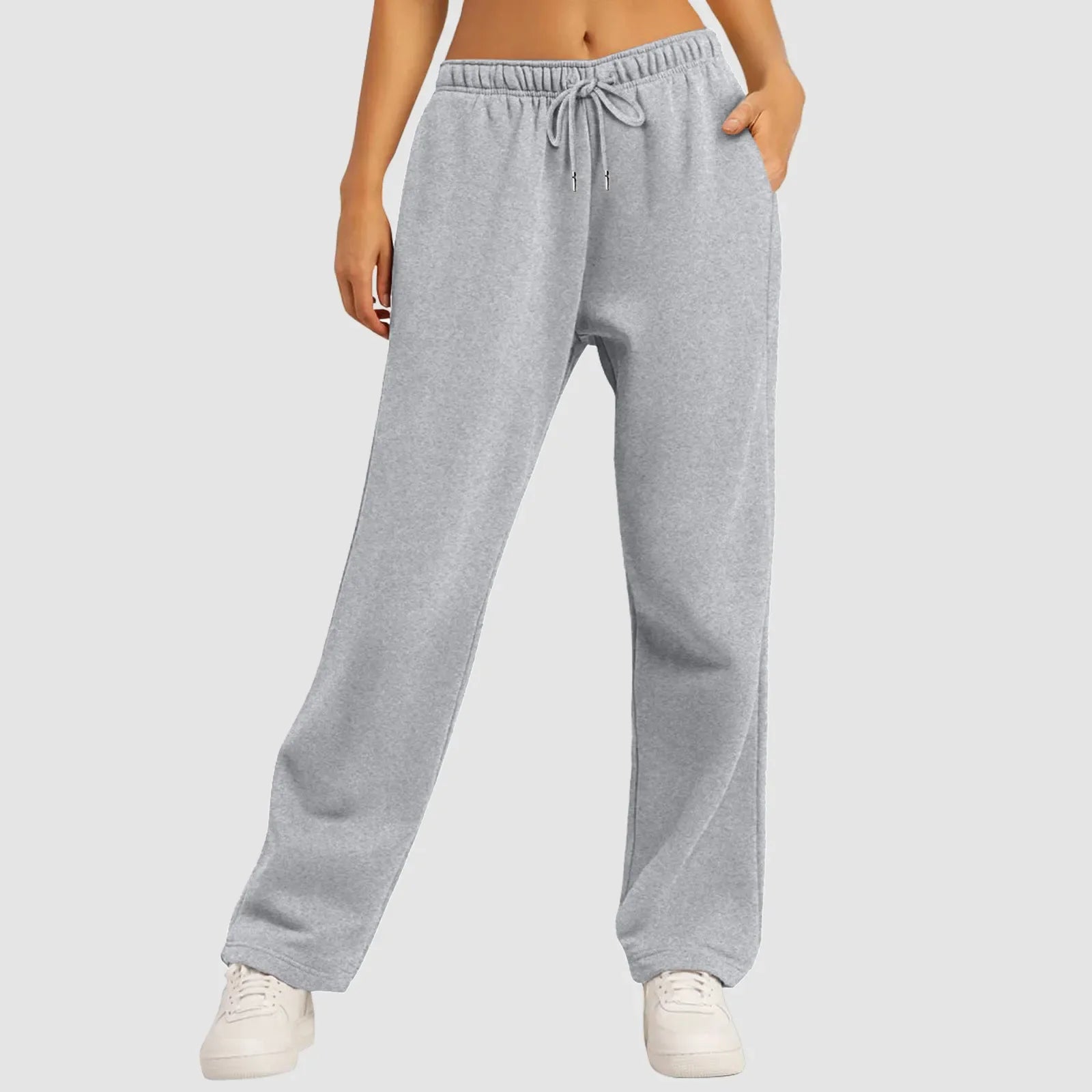 Men's Sport Jogging Pants – Wide Leg with Elastic Waist