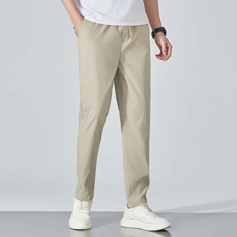 Men's Autumn Trousers in Fine Silk – Quick Drying and Ultra Breathable