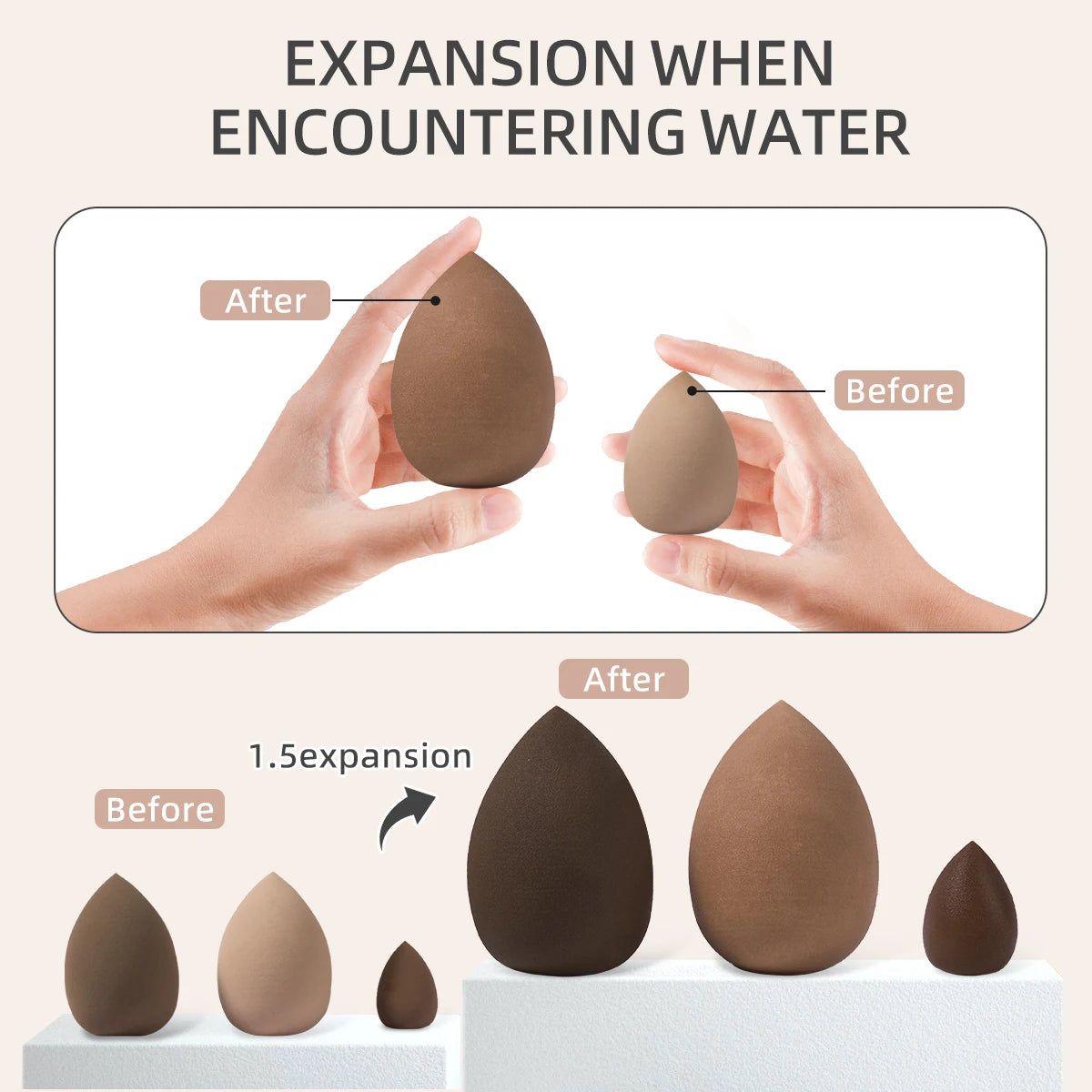 CiamoreParis™ — Set Pinceaux & Houppette