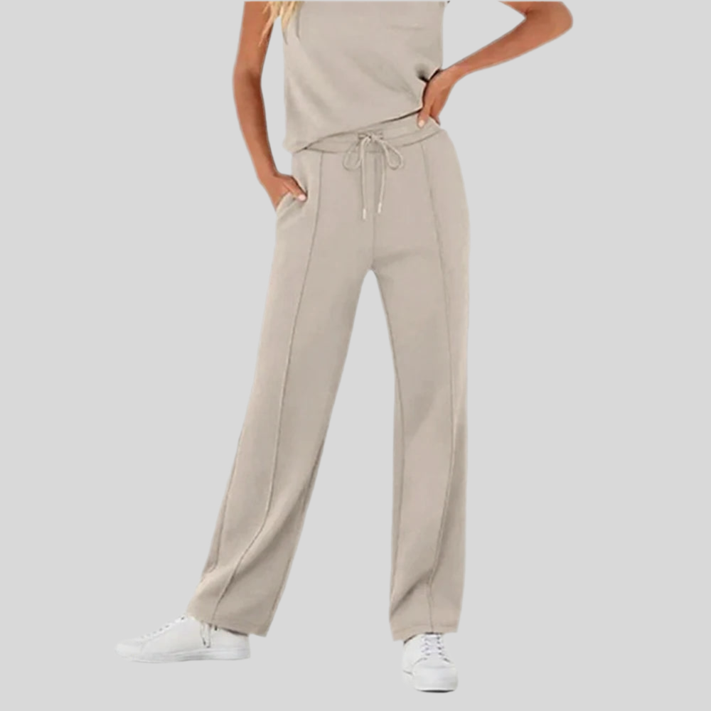 Women's Comfort Trousers – Drawstring, Long & Casual