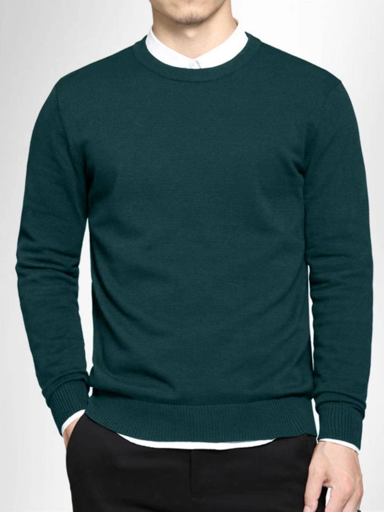 Men's Casual Sweater – Minimalist Style for Everyday Wear