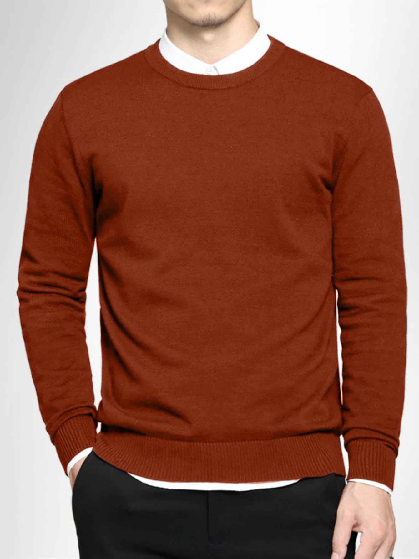 Men's Casual Sweater – Minimalist Style for Everyday Wear