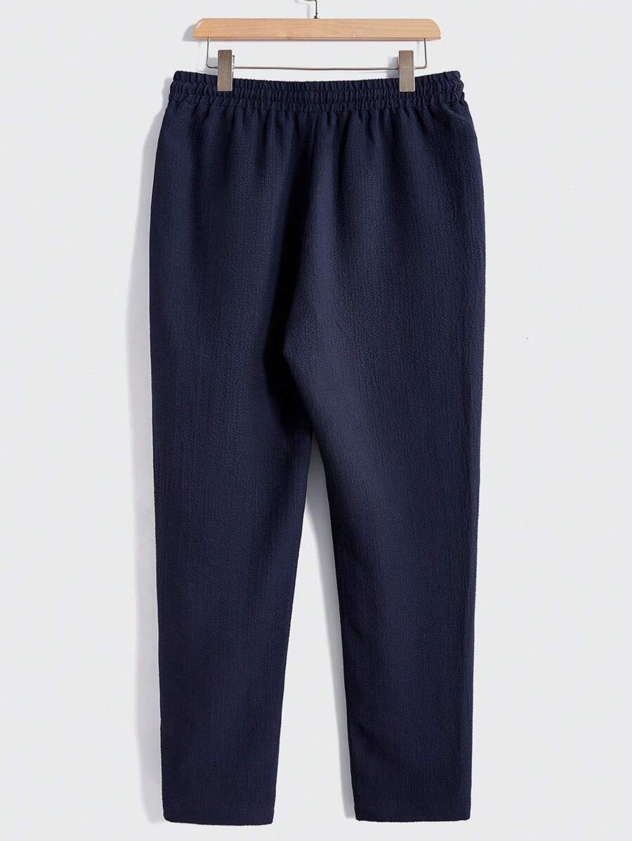 Men's Casual Set – Plain T-shirt and Pants