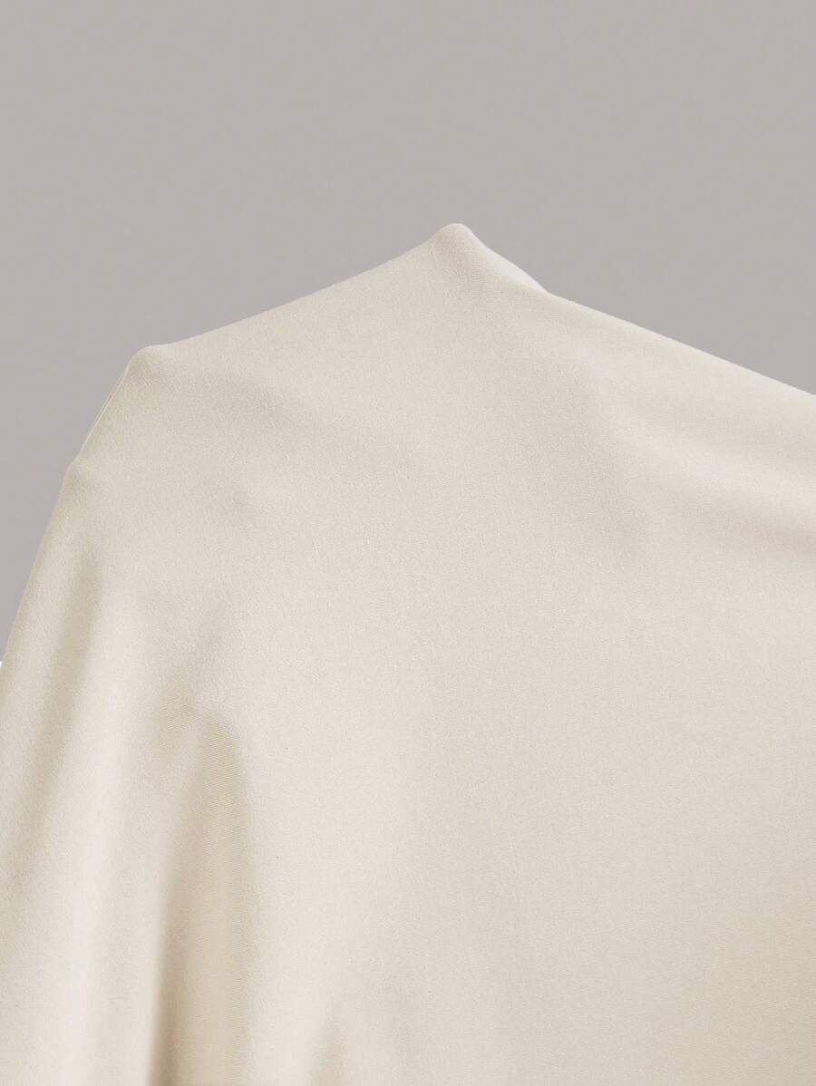 Summery plain tank dress with gathered waist