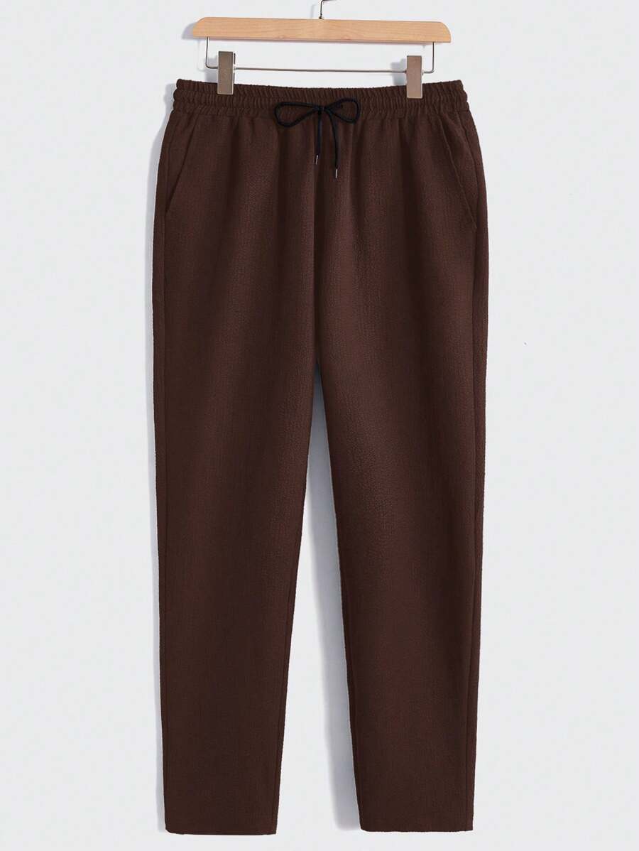 Men's Casual Set – Plain T-shirt and Pants