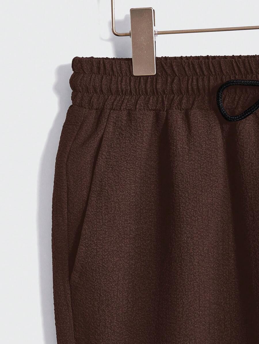 Men's Casual Set – Plain T-shirt and Pants