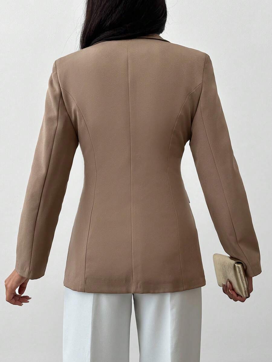 Women's Blazer with Notched Collar and Single Button - Limited Edition Autumn 2025
