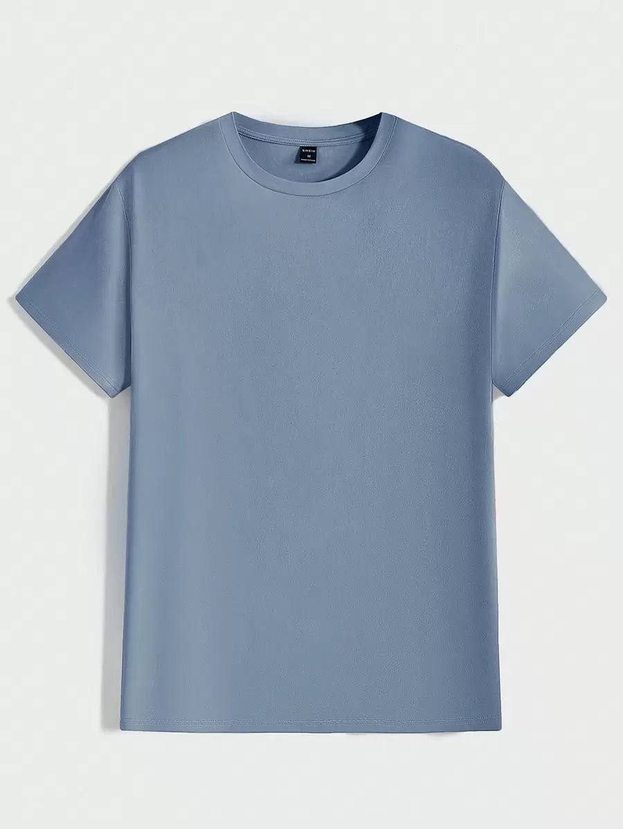 Men's Casual Short Sleeve Knitted T-Shirt