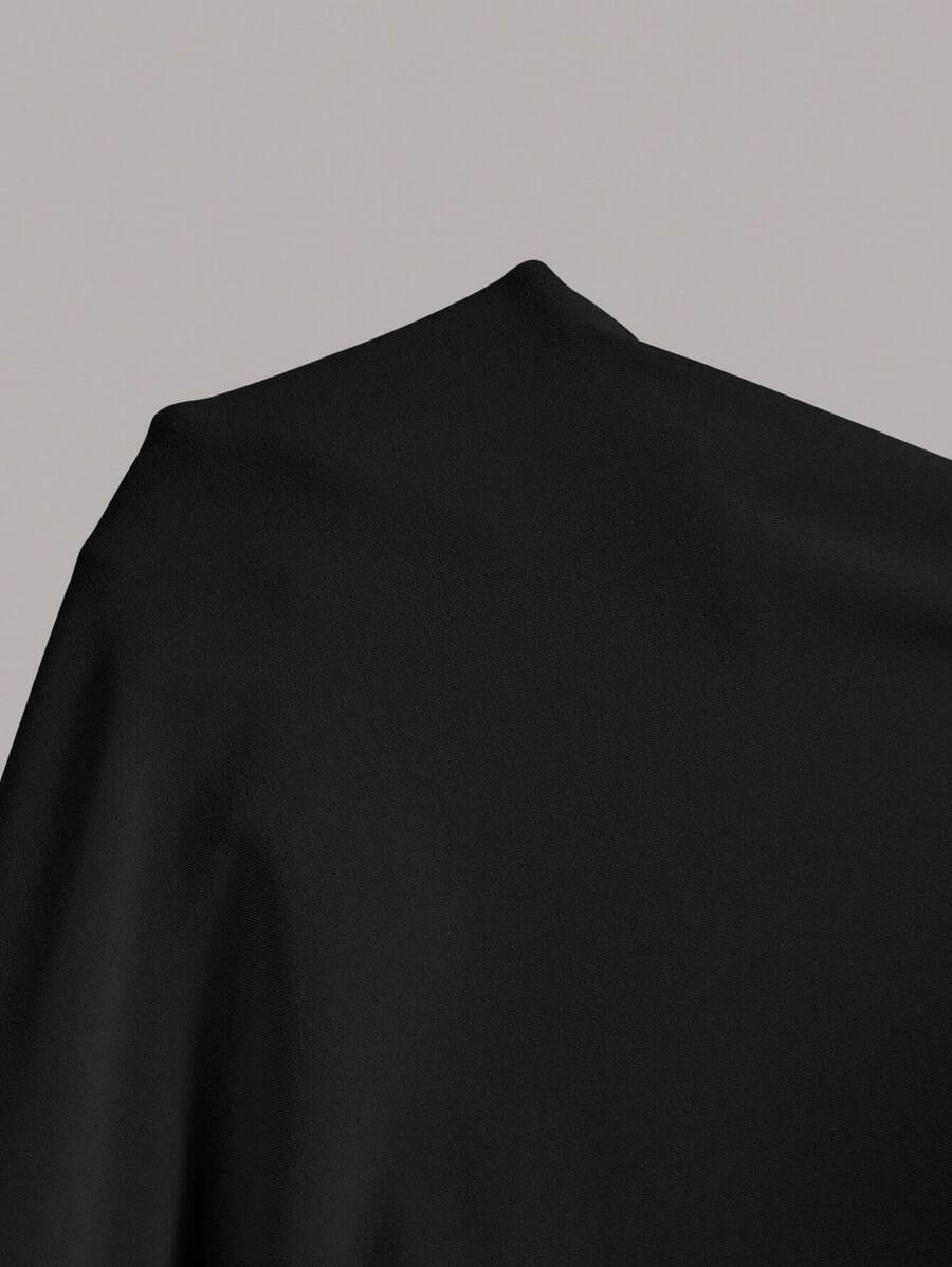 Summery plain tank dress with gathered waist