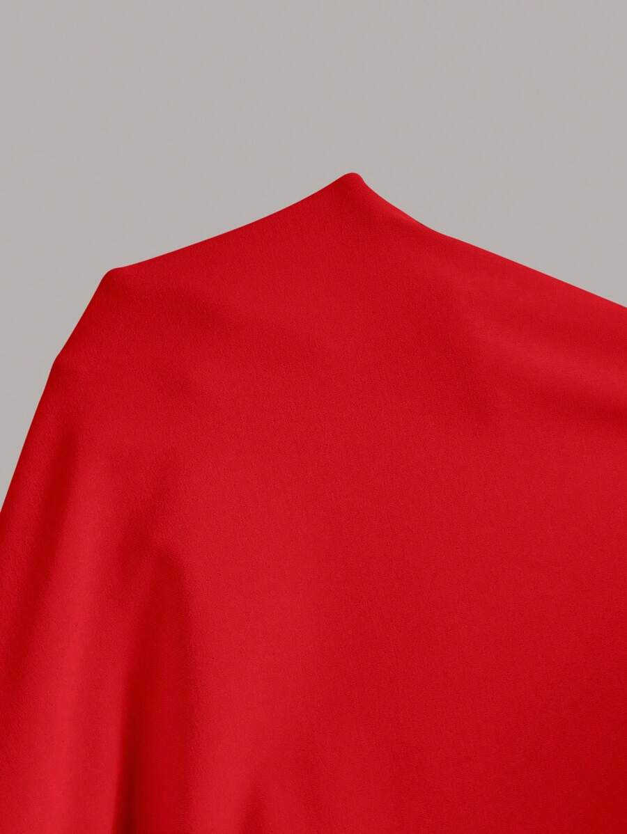 Summery plain tank dress with gathered waist