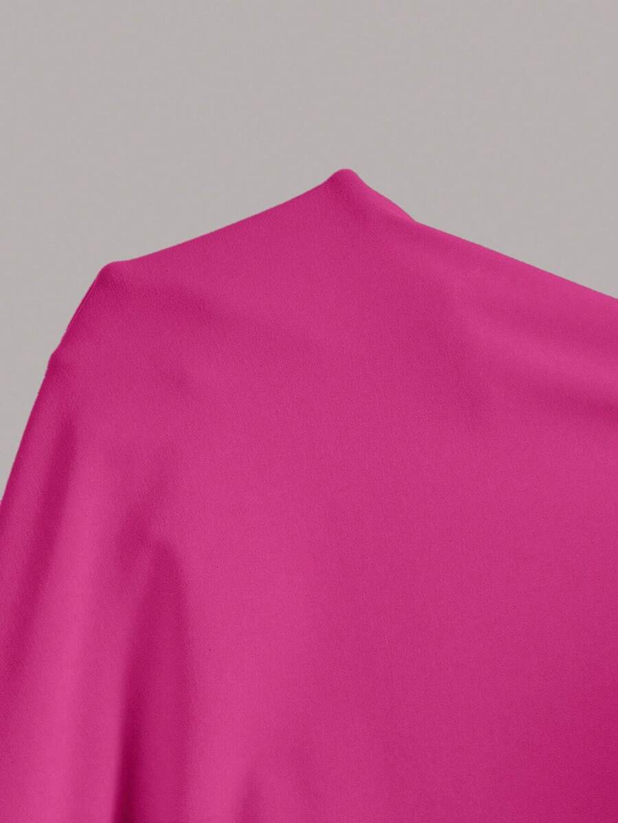 Summery plain tank dress with gathered waist