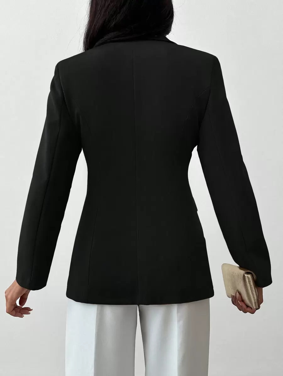 Women's Blazer with Notched Collar and Single Button - Limited Edition Autumn 2025