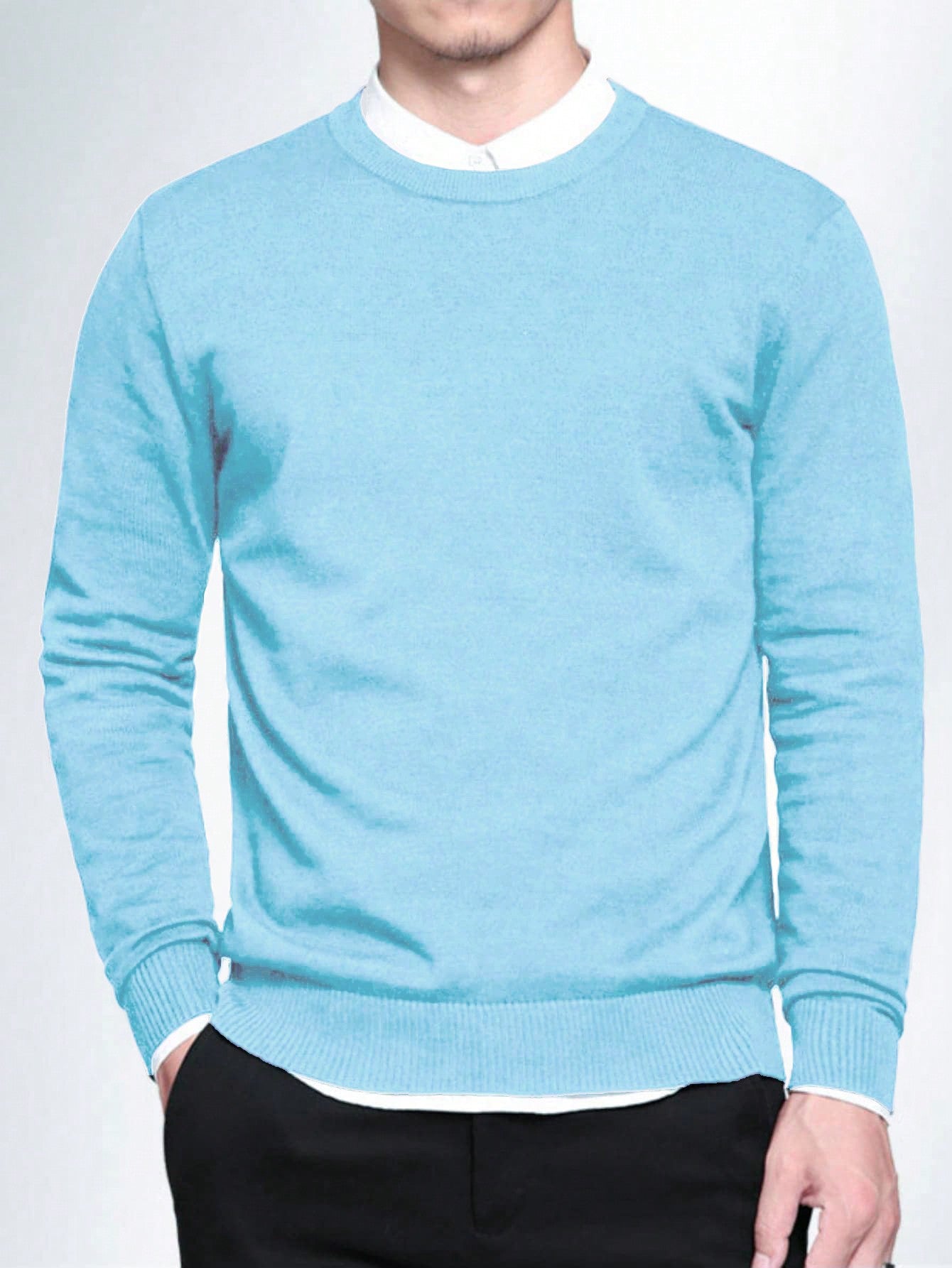 Men's Casual Sweater – Minimalist Style for Everyday Wear
