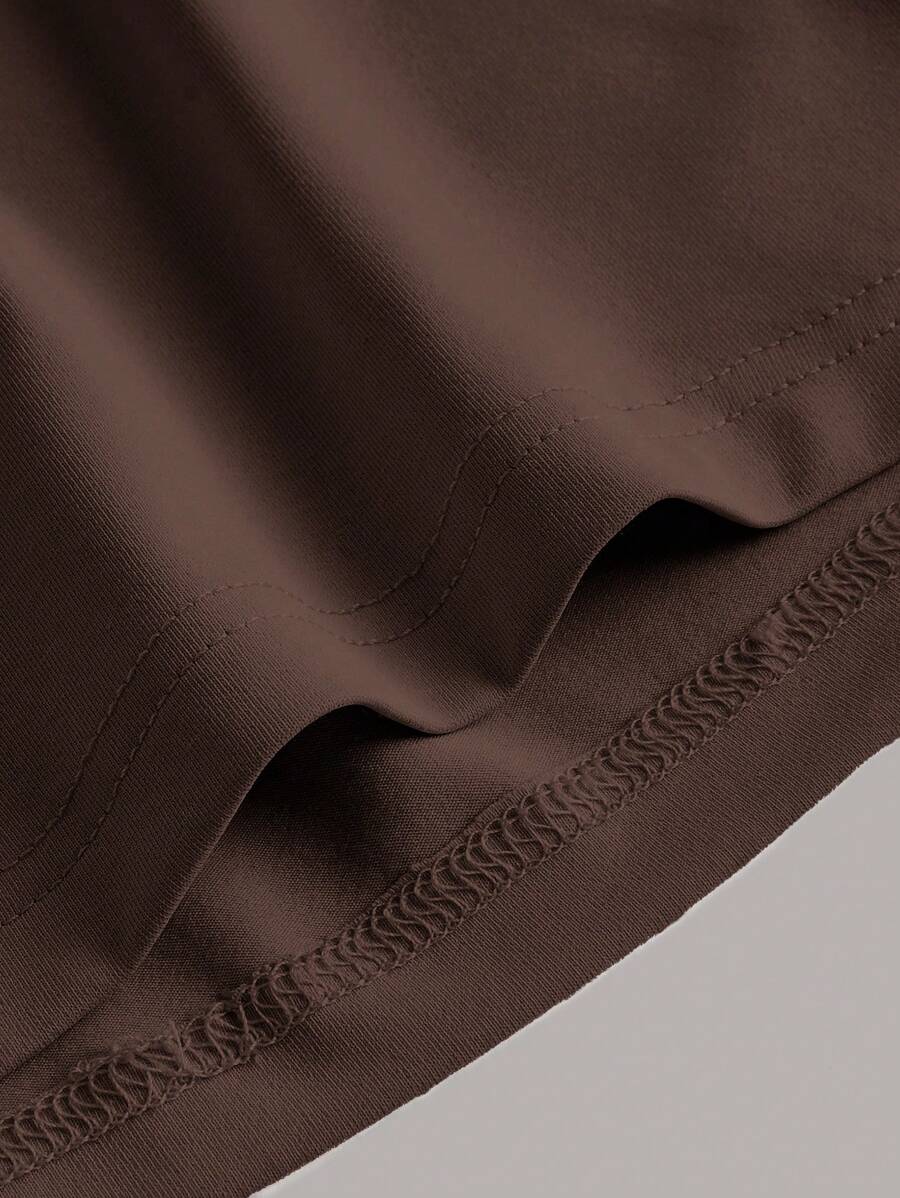 Summery plain tank dress with gathered waist