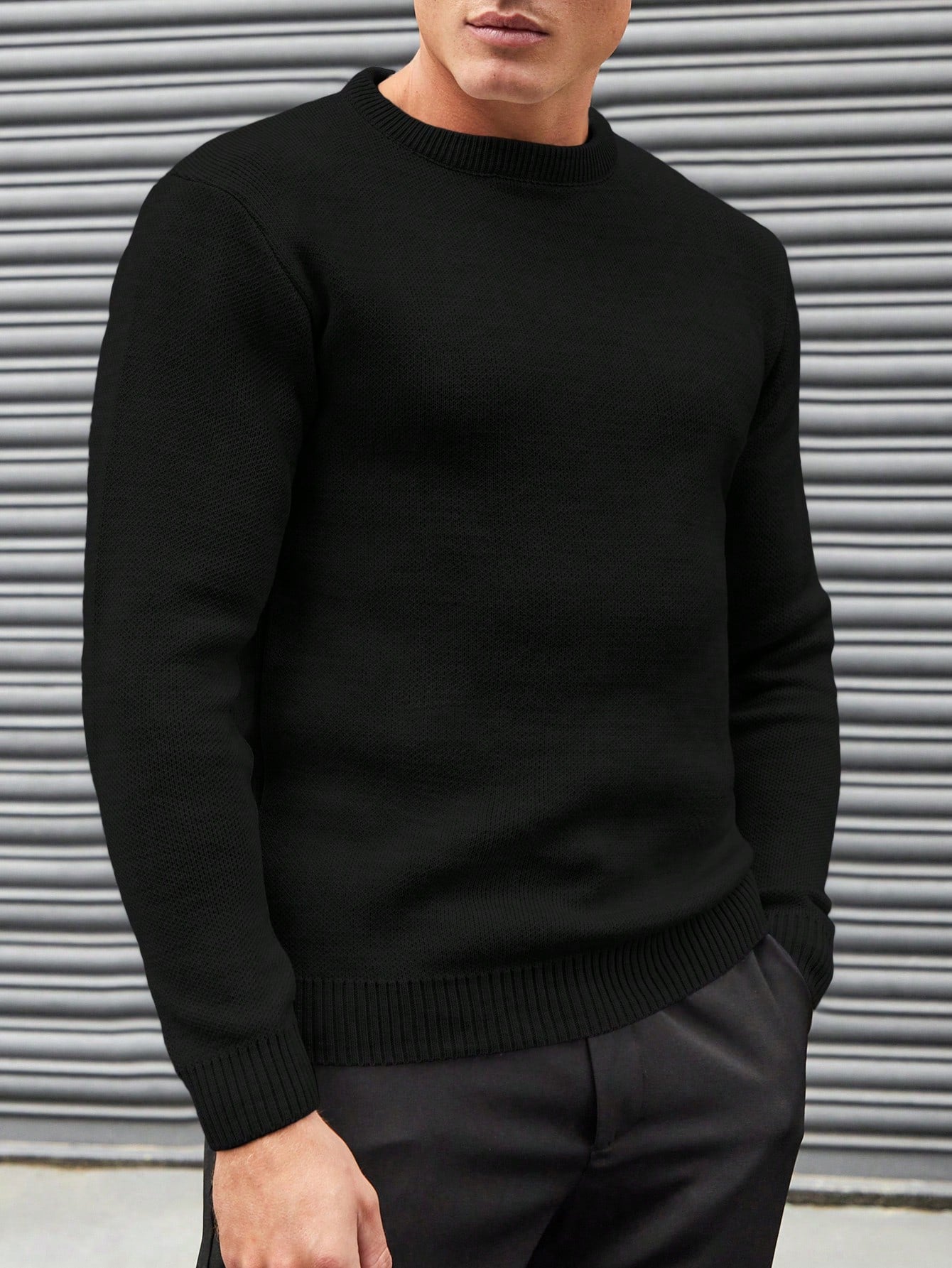 Men's Casual Sweater – Minimalist Style for Everyday Wear
