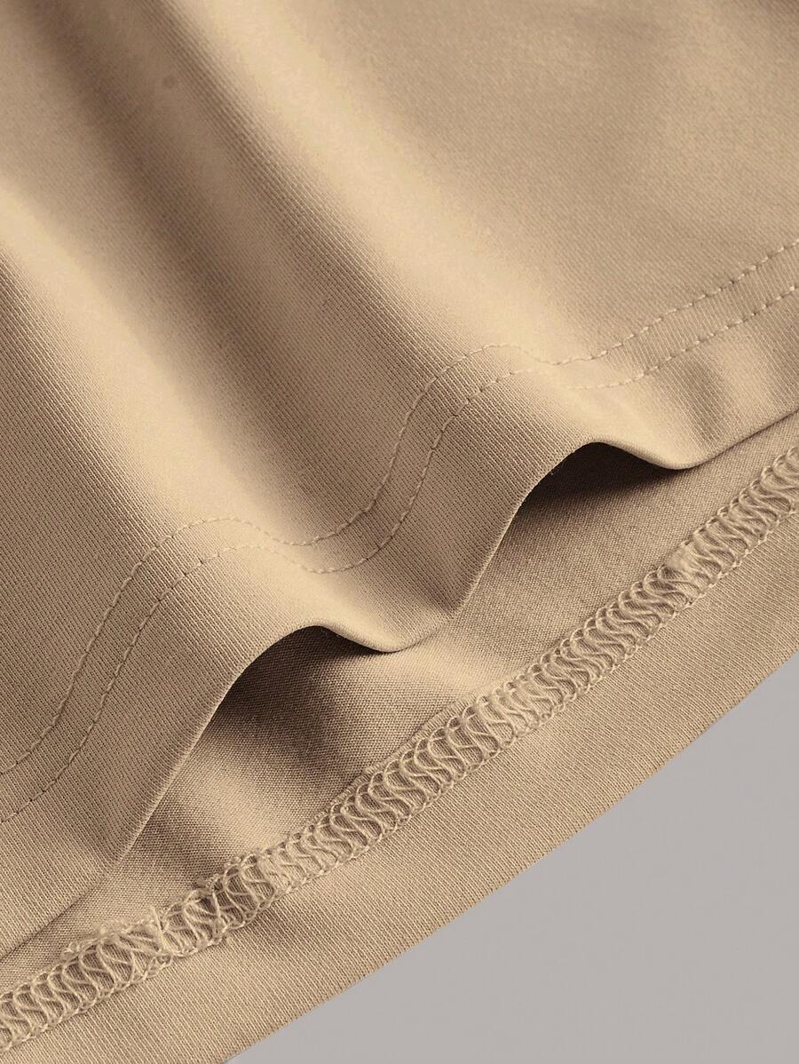 Summery plain tank dress with gathered waist