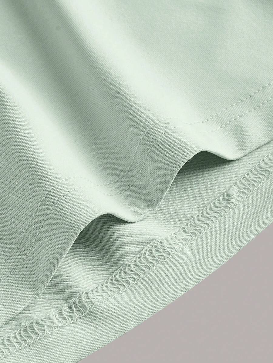 Summery plain tank dress with gathered waist