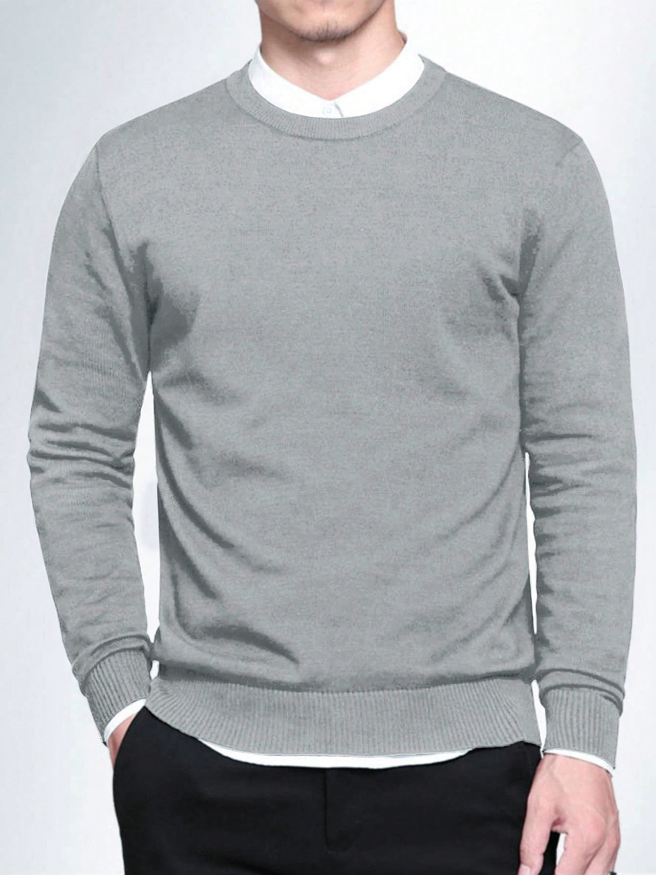 Men's Casual Sweater – Minimalist Style for Everyday Wear