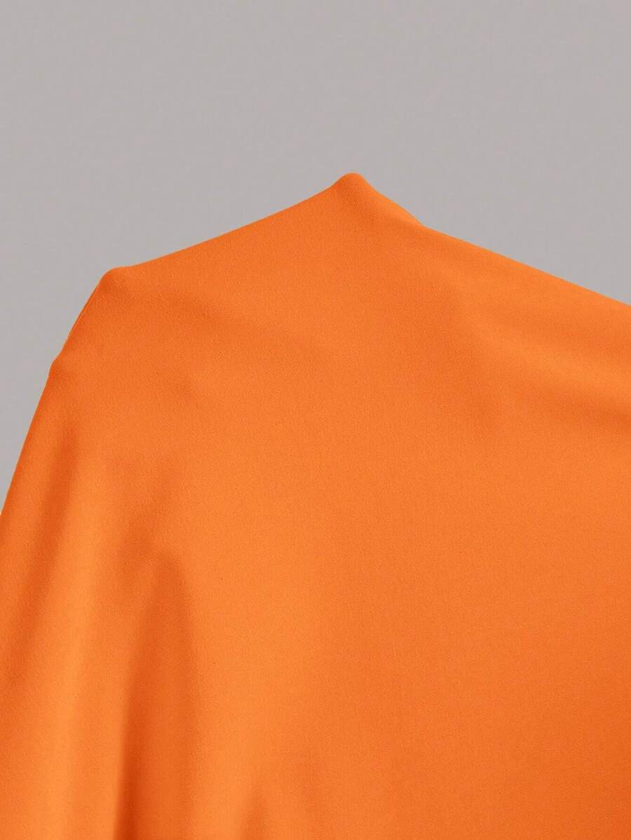 Summery plain tank dress with gathered waist