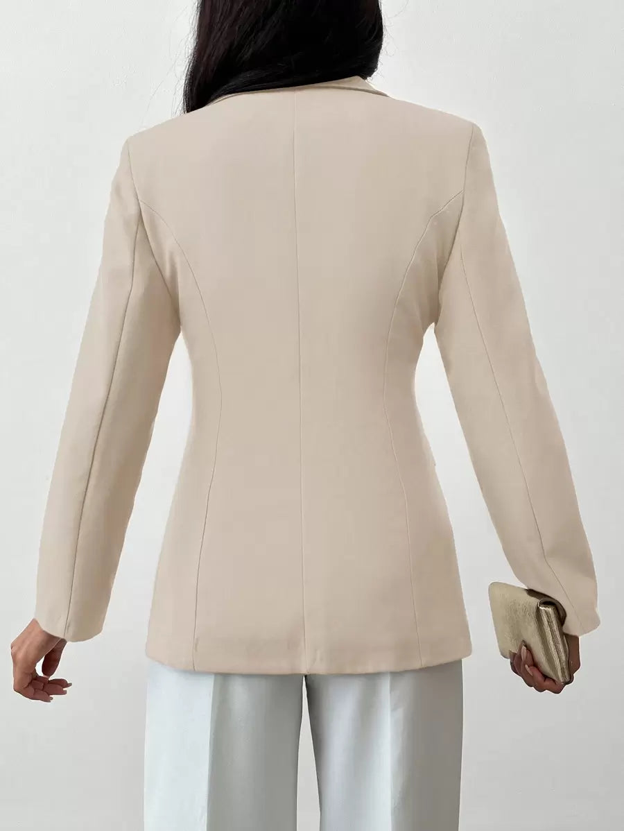 Women's Blazer with Notched Collar and Single Button - Limited Edition Autumn 2025