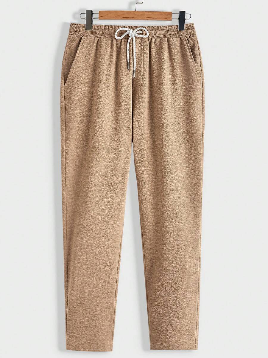 Men's Summer Set – Textured Top & Shorts