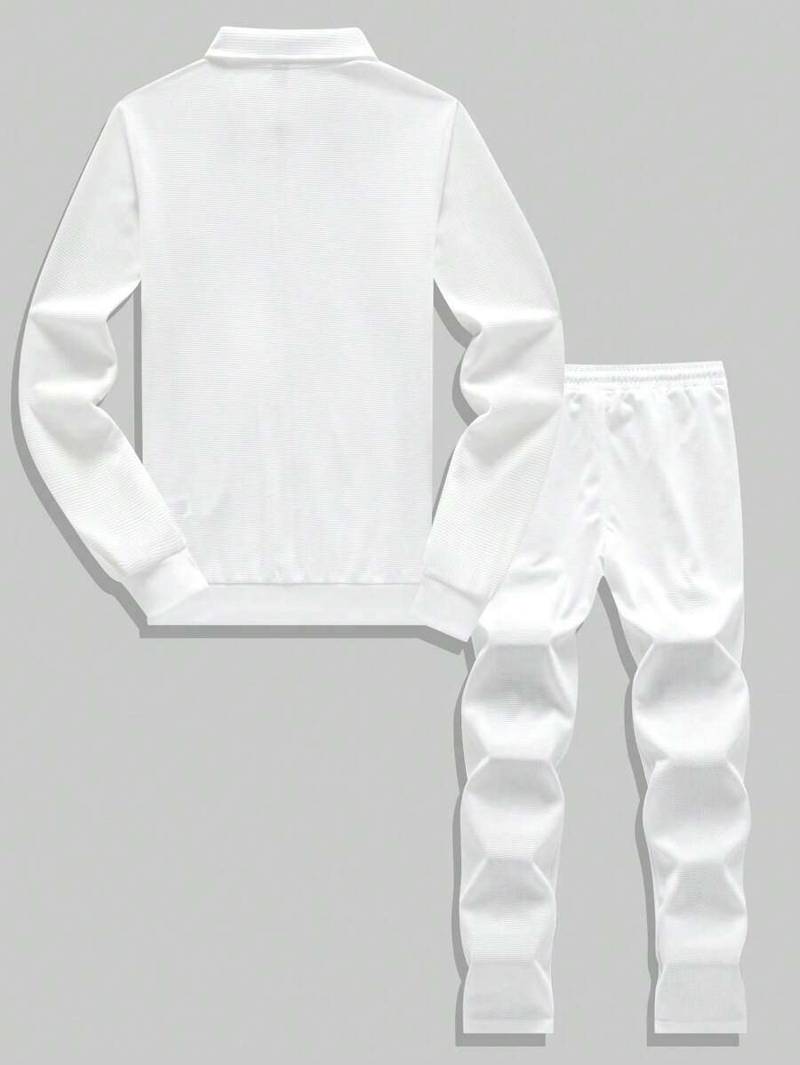 Men's Casual Plain 2 Piece Suit