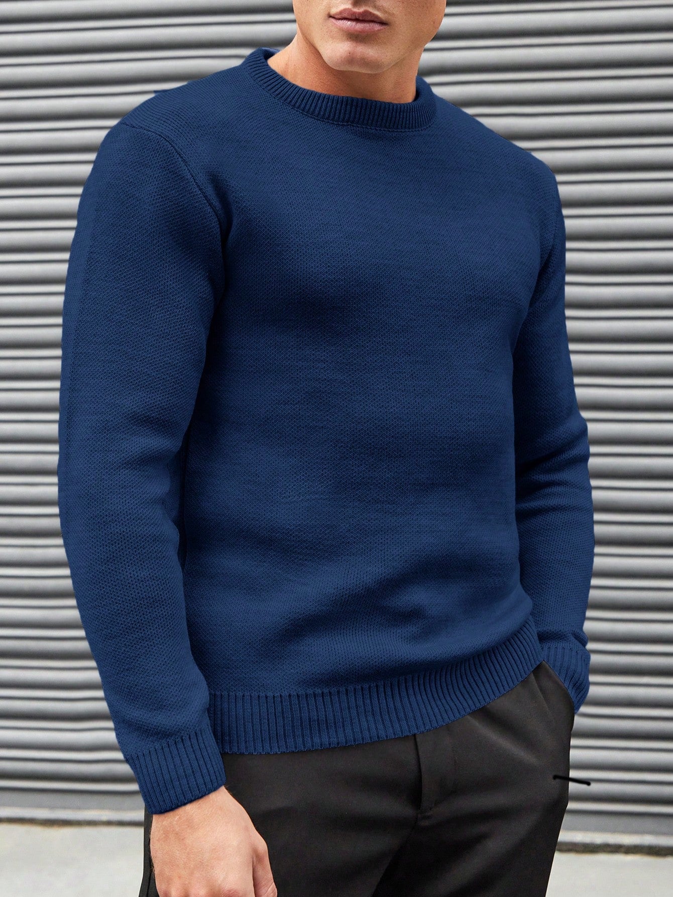 Men's Casual Sweater – Minimalist Style for Everyday Wear