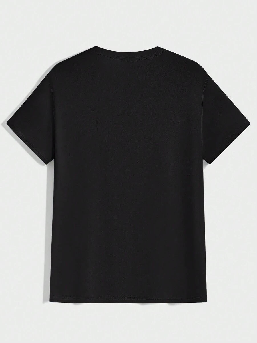 Men's Casual Short Sleeve Knitted T-Shirt