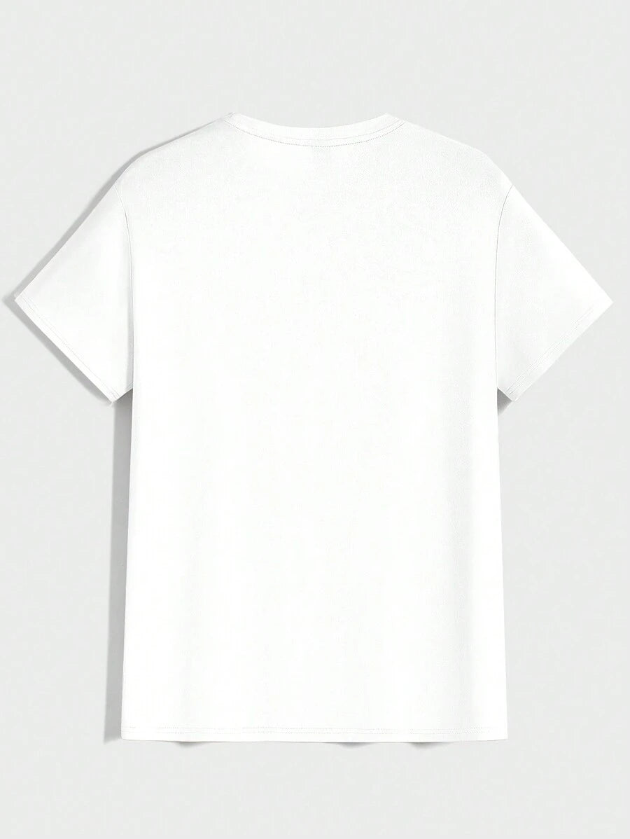 Men's Casual Short Sleeve Knitted T-Shirt