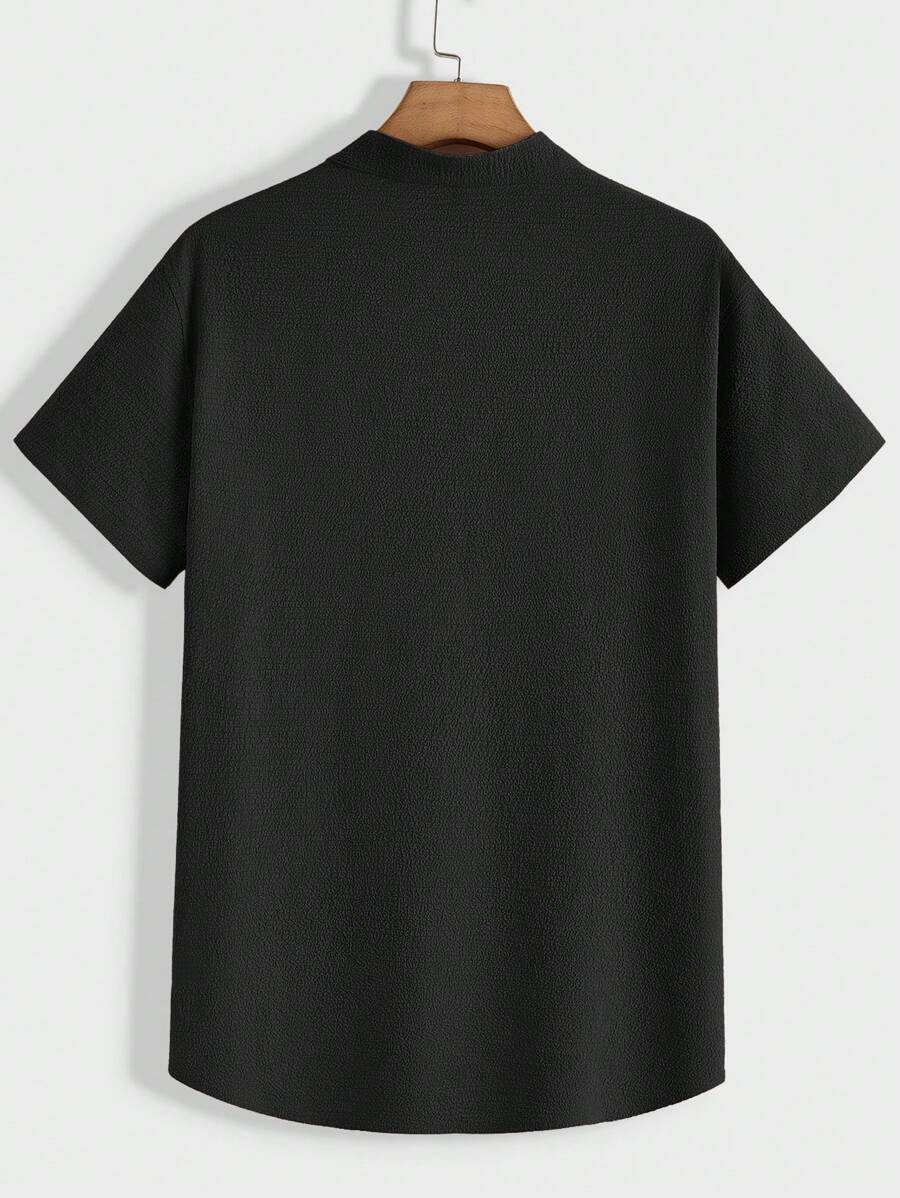 Men's Summer Set – Textured Top & Shorts