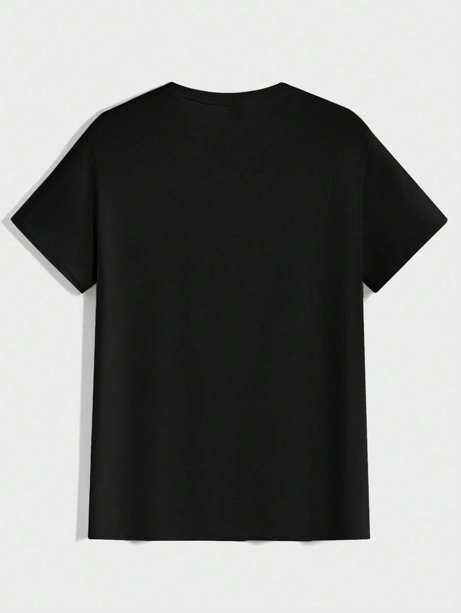 Men's Casual Short Sleeve Knitted T-Shirt