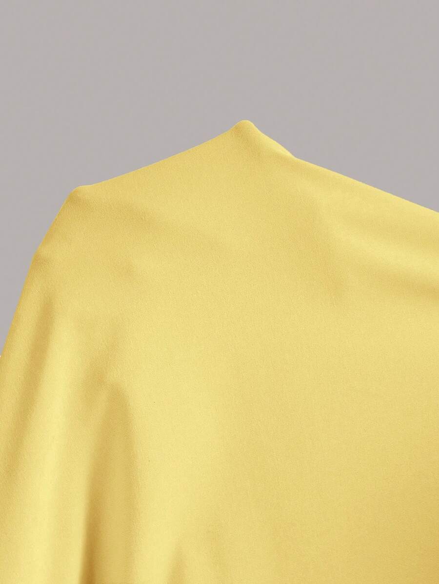 Summery plain tank dress with gathered waist