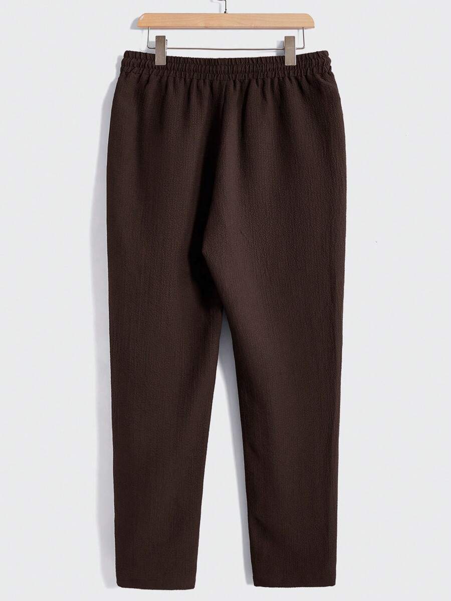 Men's Casual Set – Plain T-shirt and Pants