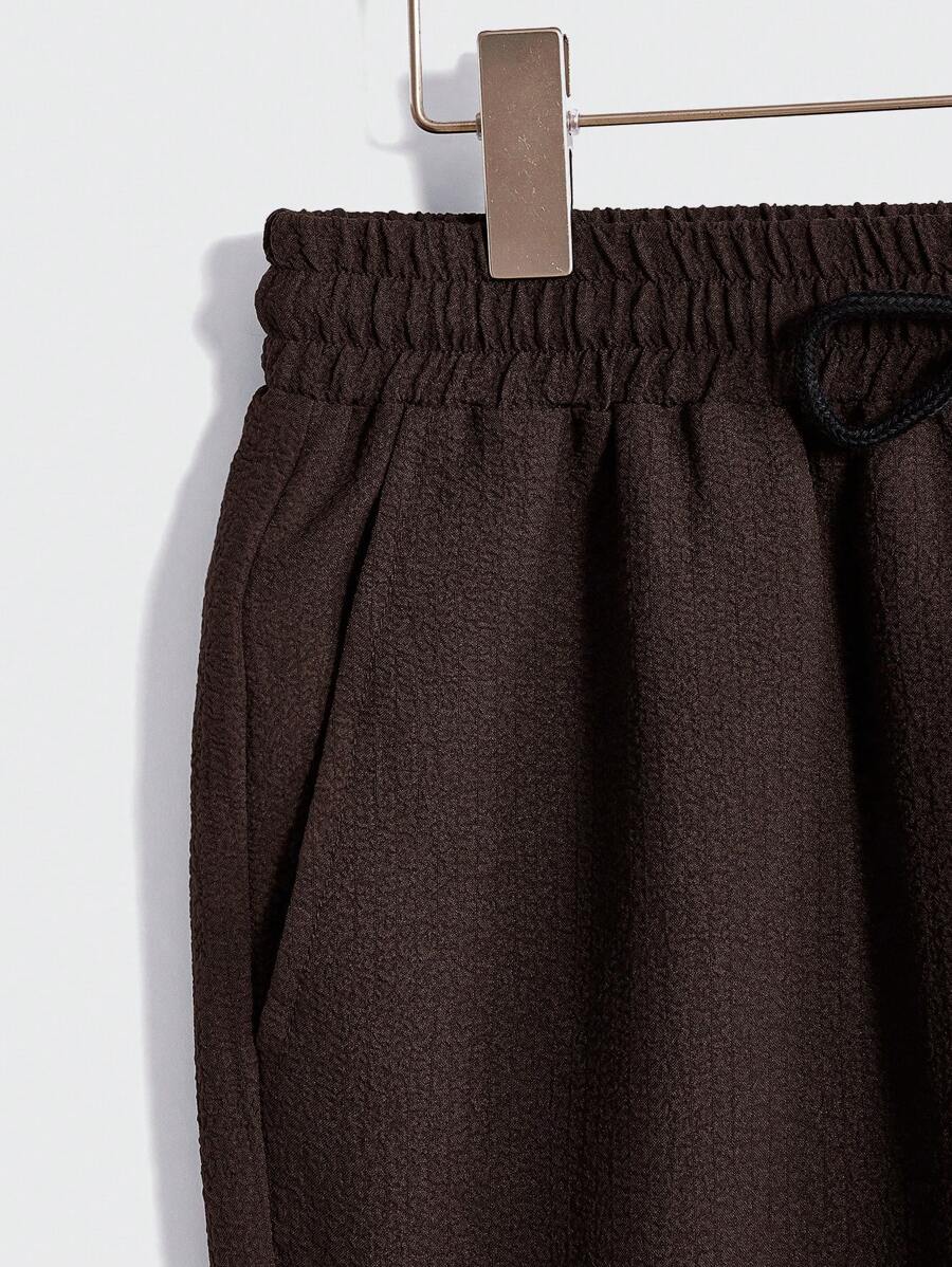 Men's Casual Set – Plain T-shirt and Pants