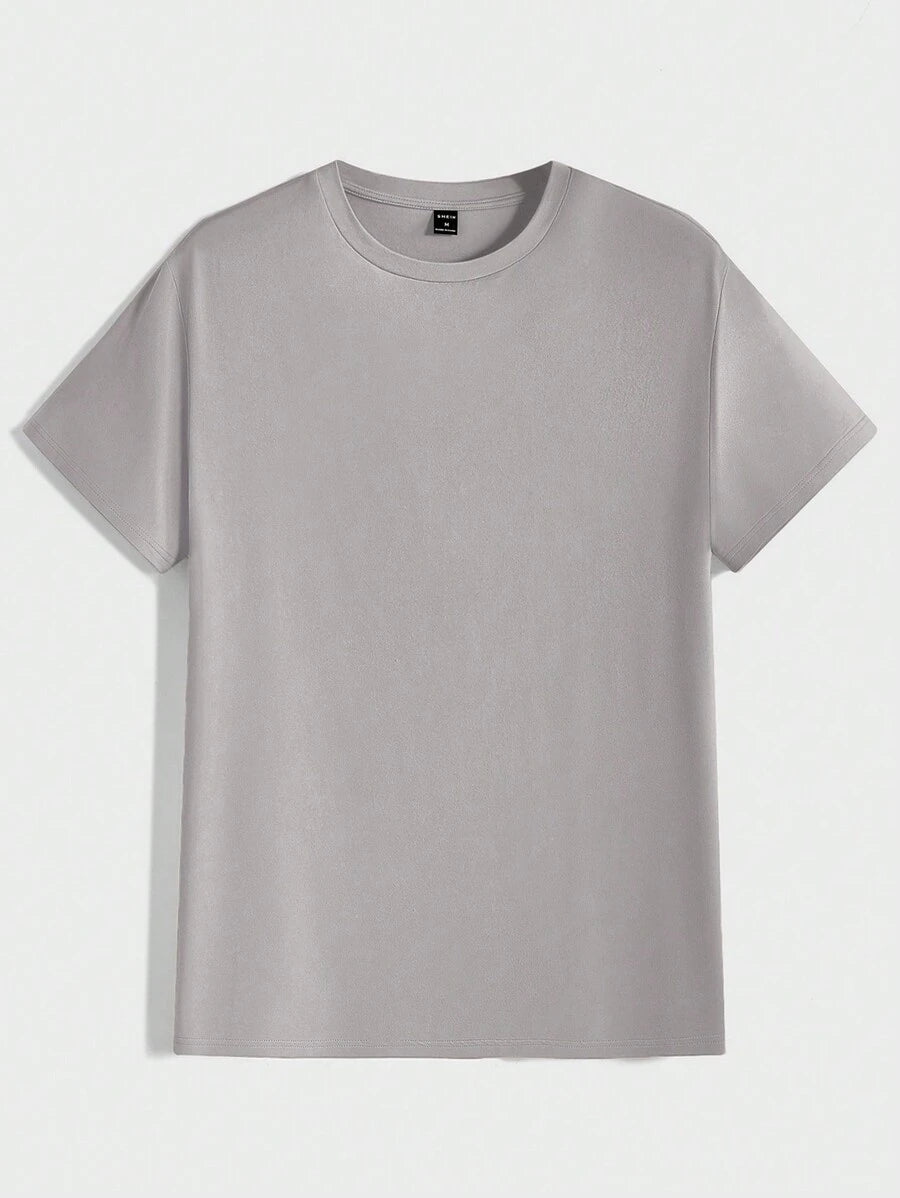 Men's Casual Short Sleeve Knitted T-Shirt